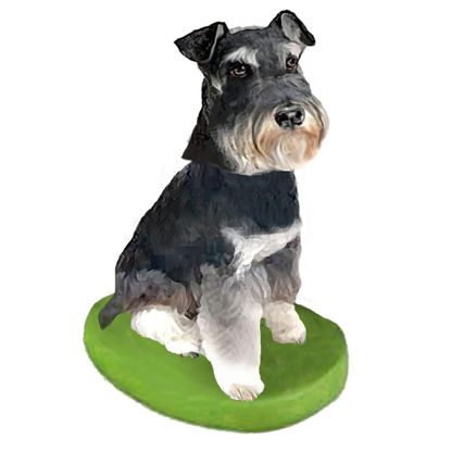 Picture of Custom Bobblehead Doll: Pet Dog Schnauzer Mini