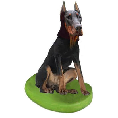 Picture of Custom Bobblehead Doll: Pet Dog Doberman Pinscher